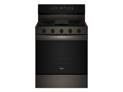 30" Whirlpool 5.3 Cu. Ft. Smart Gas Range with Air Cooking Technology - WFGS7530RV