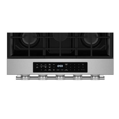 30" Kitchenaid 5.0 Cu. Ft. Smart Slide-in Gas Range with Convection Cooking Modes and 2-in-1 Burner - KSGS530SPS